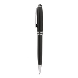 Stylo bille en métal chromé 12 mm D 0,5 mm largeur d'écriture, stylo gel fantaisie jaune pour cadeau - Product Image 2