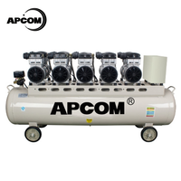 Compresseur d'air dentaire sans huile super silencieux 550W 9L, pour aérographe, avec sécheur silencieux 24L 9L 550W