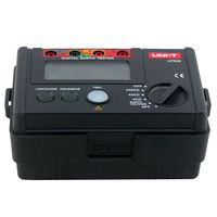 UNI-T UT522 Alat Uji Tahanan Tanah Digital Pengukur Ohm 4000 2-kawat 3-kawat Pengujian Megometer