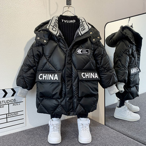 Ropa <span class=keywords><strong>de</strong></span> Moda Otoño-<span class=keywords><strong>Invierno</strong></span> <span class=keywords><strong>para</strong></span> Niños, Parka con Capucha Unisex <span class=keywords><strong>para</strong></span> Niños, Chaqueta <span class=keywords><strong>de</strong></span> Plumón <span class=keywords><strong>para</strong></span> <span class=keywords><strong>Niñas</strong></span> - Product Image 1