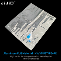 Sac aseptique JIJID de qualité alimentaire 1L 3L 5L 10L 20L avec valve distributeur, sac d'emballage BIB étanche pour vin, boissons, café