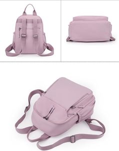 Mochila para mujer con cremallera, ligera, bonita y elegante, mochila universitaria, mochila informal para el día a día, trabajo, viajes, fiestas, color <span class=keywords><strong>verde</strong></span> <span class=keywords><strong>claro</strong></span> - Product Image 4