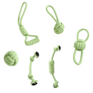 Üretici toptan mavi turuncu yeşil kırmızı çiğnemek köpek oyuncağı oyuncak seti - Product Image 4