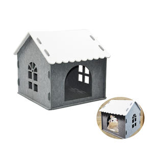 Benutzer definierte Haustier produkte Bett Nest Häuser & Möbel DIY Filz Katzen haus Haustier käfige Großhandel - Product Image 1