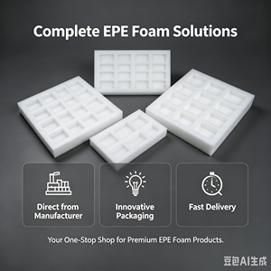 EPE Foam Sheet Custom Cut Packaging <b>Cushioning</b> Material White Grid Design Protective Padding - Product Image 4