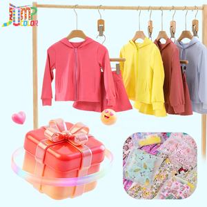 Tiaose Dehnbare Kinder-Überraschungsbox Mädchen Yoga-Sets Kinder Kapuzen-Langarm-Babykleidung Set Sport Fitness Yoga-Bekleidung - Product Image 1