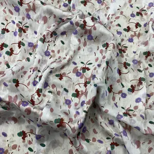 xitong textile woven 100% polyester fabric crepe chiffon fabric printing chiffon jacquard fabrics for clothing dress garments