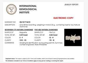 Bague en or classique moderne avec moissanite et diamant pour femme, bijou élégant et scintillant, cadeau de mariage ou de fiançailles - Product Image 6