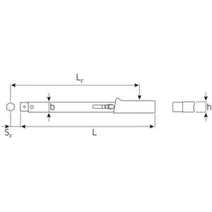 STAHLWILLE - 50584004 Servicio MANOSKOP®Llaves dinamométricas 730 con montaje para herramientas de inserción LLAVES MECANICAS DE TORQUE - Product Image 2