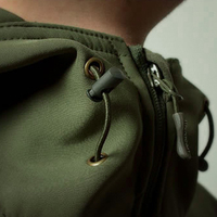 OEM ODM Bulk Supply Windproof Men's Softshell Jacket Ripstop Outdoor Hooded Jacket for Climbing Training Hiking Camping Field