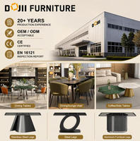 Table de banquet commerciale en pierre frittée de 70 pouces avec base en acier inoxydable pour restaurant et hôtel - Vente en gros