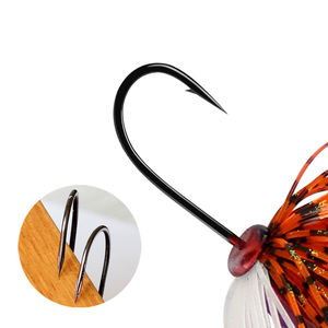 Esche Artificiali Hessen con Paillettes 5g 7g 10g 14g, Gonne Rotanti per Pesca, Buzzbait con Nappa, Chatterbait a Coda di Gallo - Product Image 6