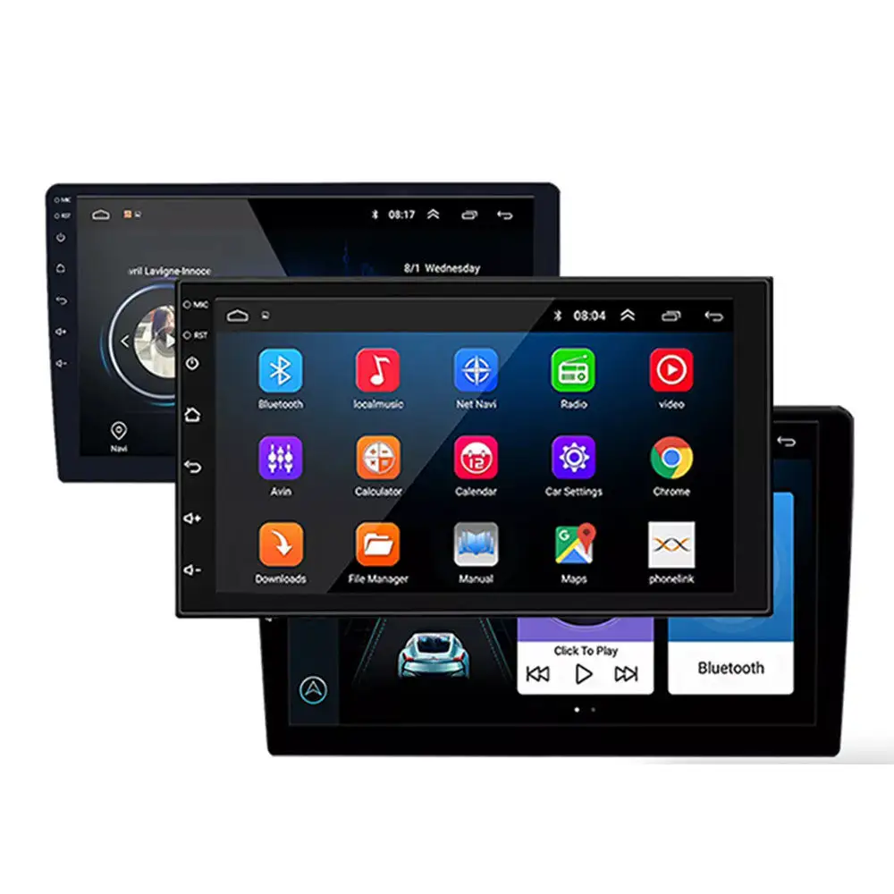 Top Selling 7/9/10 Inch 1G + 16G 2 + 32G Touch Screen Swift Dubbel Din android Systeem Auto Stereo