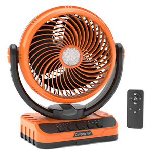 Ventilador de Mesa Portátil Recargable F906 de 40000 mAh, Ventilador de Plástico para Emergencias y Camping, Funciona con Batería - Product Image 2