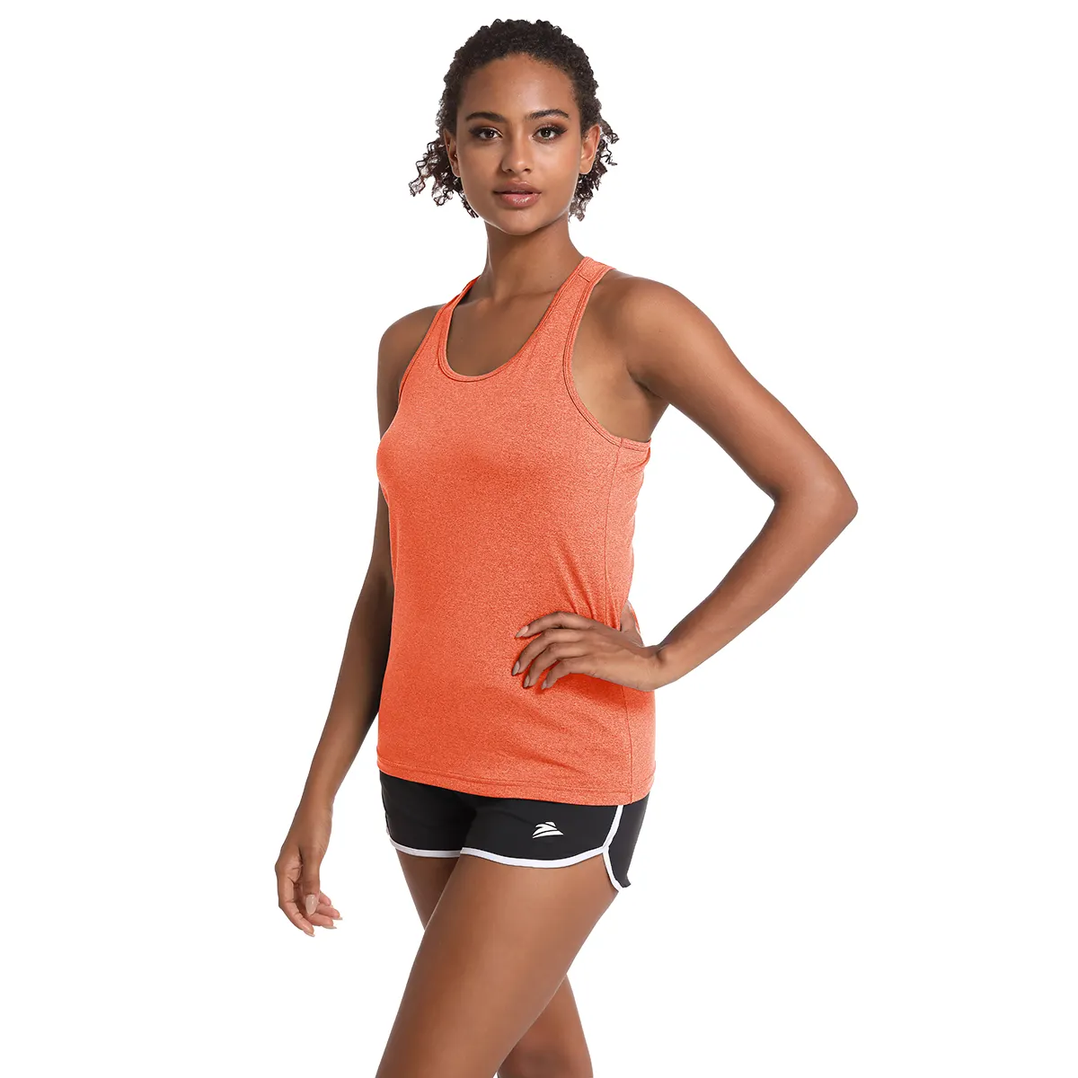 Abbigliamento da donna ad asciugatura rapida UPF 50 + allenamento senza maniche t-shirt Gym Yoga da corsa atleticsexy canotta da donna