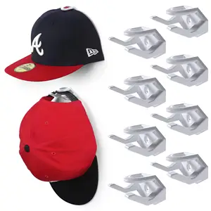 Ganci per cappelli per cappelli da parete per berretti da Baseball, espositore per cappelli minimalista, appendiabiti per cappelli a tenuta forte per parete