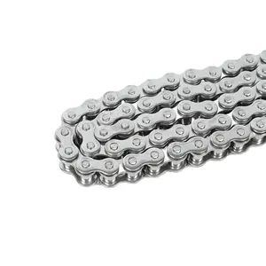 Factory Direct Supply 304 Stainless Steel Roller Chain Industrial Single Drive Transmission Chains