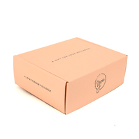 Benutzer definiertes Logo Pink Shoe Folding Aufbewahrung Kleidung Lagerung 6x9 Versand Mailer Kosmetik boxen