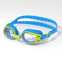 Lunettes de natation pour enfants personnalisées, amusantes, à petite monture, anti-buée, protection UV, en silicone, pour sports aquatiques