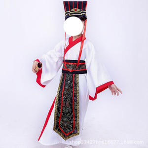 Niño <span class=keywords><strong>Hanfu</strong></span> gran oferta hermoso rojo antiguo <span class=keywords><strong>Hanfu</strong></span> vestido tradicional diseño de moda listo para usar danza de la dinastía Tang China barata <span class=keywords><strong>Hanfu</strong></span> - Product Image 3