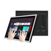 15.6 "18.5" 21.5 "inç Poe Lcd Android Tablet Kiosk duvar montaj dokunmatik ekran monitör reklam ekranı
