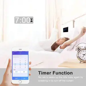 Tuya Zigbee 1 Gang rideau interrupteur intelligent électrique Module automatique BLE porte roulante avec Alexa Google Yandex Alice