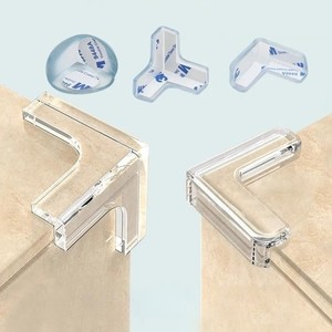 Silicone <b>Table</b> Corner <b>Protector</b> Heart Shape Baby Safety Edge Guard Clear Transparent Anti-Collision Cover - Product Image 2