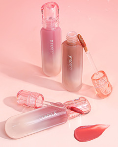 MLM customizable 6 Colors Glass Water <b>Lip</b> Glaze Mirror Shine Hydrating Plumping Non-Stick Cup Vegan Cruelty Free Glass <b>lip</b> gloss - Product Image 4