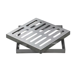 Grille de drainage en acier galvanisé robuste 304 316, couvercle de manhole d'égout invisible pour parkings - Product Image 1