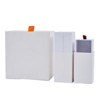 Boîte d'emballage personnalisée pour brosse à dents électrique, biodégradable, écologique, portable, blanche, rigide, cadeau, finition mate, gaufrage, UV