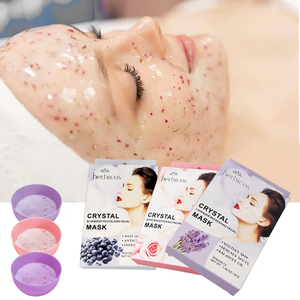 Herbicos collagène naturel <span class=keywords><strong>gelée</strong></span> douce pour le visage propre décoller la poudre de masquage hydratante Anti-rides en caoutchouc - Product Image 1