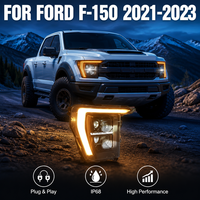 Phare LED extérieur modifié NAUF pour Ford F150 2021-2023 avec clignotant dynamique et feux de jour – Vente en gros