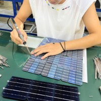 Kit d'éclairage solaire d'urgence 6W avec batterie 7200mAh et sorties USB Type-C et DC pour système d'éclairage solaire domestique