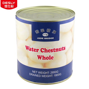 Produttore di cibo in scatola verdure in scatola all'ingrosso all'ingrosso 2950 g intere castagne d'acqua in scatola con prezzo di fabbrica - Product Image 5