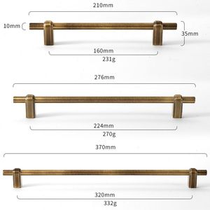 Maniglia <span class=keywords><strong>per</strong></span> Armadio e Cassetto in Stile Retrò Americano, Ottone e Rame Puro, Design Vintage Francese a Foro Singolo - Product Image 4