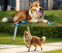 Chaussures pour chiens de compagnie en plein air imperméable moyen grand chien chaussures confortables anti-dérapant grand chien chaussettes