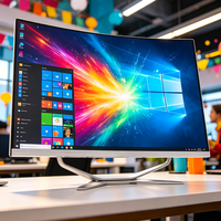 PC Todo en Uno Ultra Delgado sin Bordes de 27 Pulgadas con Tarjeta Gráfica Independiente GTX1650 1920*1080 Intel I7 I5 AIO para Oficina y Hogar