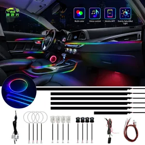 22 In 1 Decoration Hidden Light App Control Symphony Ambient Light Car Interior Led Acrylic Guide Flow Symphony Ambient Light