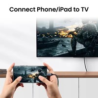 Adaptateur USB-C vers HDMI 4K UGREEN, Hub USB-C avec gaine en PVC et blindage tressé pour projecteur, téléviseur HD et utilisation informatique