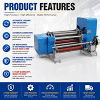Machine à découper les rouleaux géants de papier aluminium de précision avec technologie de coupe sans plis et bords lisses