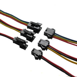 Custom 2 pin 3 pin 4pin SM JST 2.54mm JST 3 pin LED striscia 2812 luce maschio a femmina connettore filo - Product Image 1