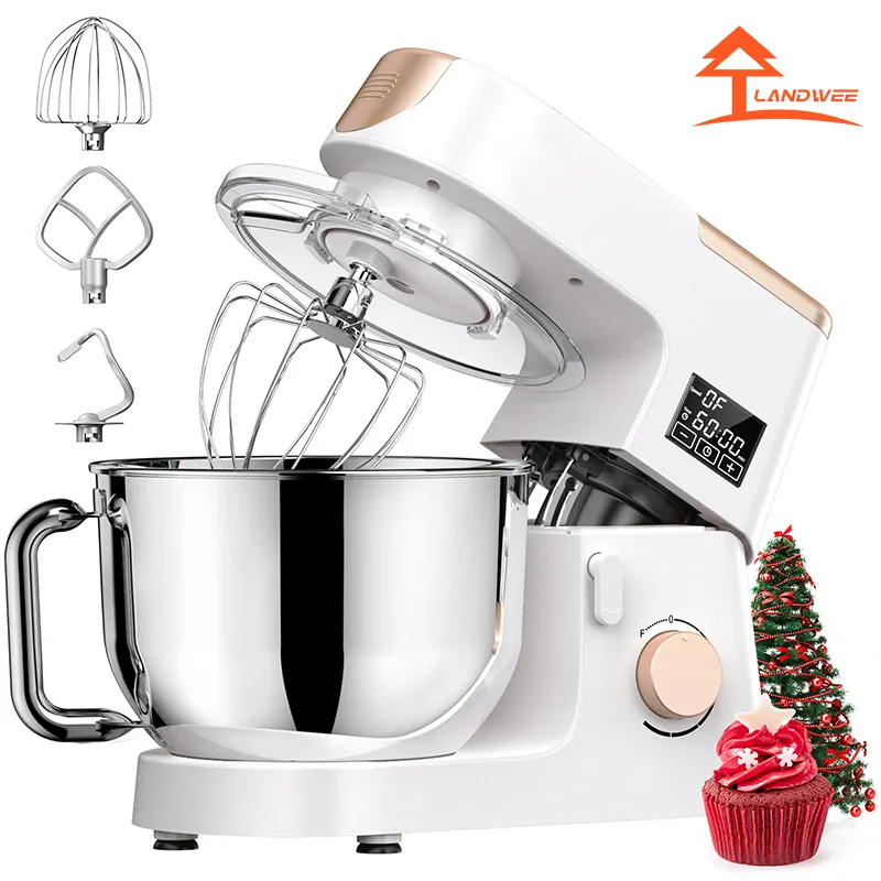 New best-selling Bakery House Hold Food Mixer Cake 5.5L 6.2L SUS304 Stand Flour For Home mixer