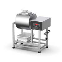 Marinateur à viande à affichage numérique, machine à marinade rotative commerciale, tambour à viande en acier inoxydable pour la transformation alimentaire