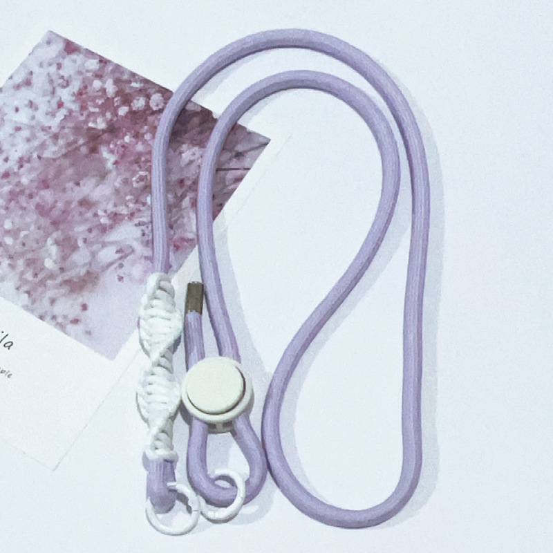 Nudo violeta claro y blanco.