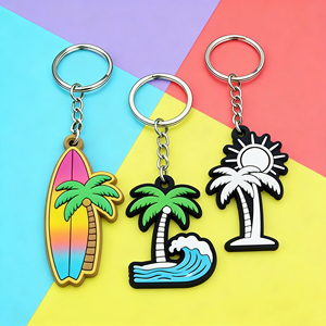 Porte-clés en PVC personnalisé, forme sur mesure, en caoutchouc souple 3D, silicone, polychlorure de vinyle, embossé, création originale du producteur. - Product Image 2