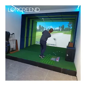 LONGREEND ในร่มกอล์ฟออกกำลังกาย3D กอล์ฟจำลองเทรนเนอร์สำหรับใช้ในบ้านหรือสำนักงานสำหรับการปรับปรุงเกมกอล์ฟ