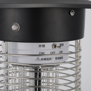 Lampe anti-moustiques d'extérieur 88x22cm LED murale en acier inoxydable pour villa et jardin, lumière insecticide noire électrique - Product Image 1