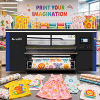 Imprimante de sublimation pour vêtements d'enfants, 16 têtes I3200 Epson, machine textile rouleau à rouleau 1900 mm, impression numérique haute vitesse pour enfants