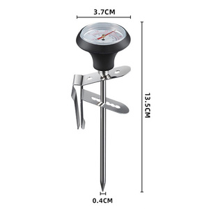 Termometro per Montare il Latte per Caffè, Cioccolata, Cappuccino, Schiuma di Latte, Termometro in Acciaio Inox, Penna per Latte Art - Product Image 2