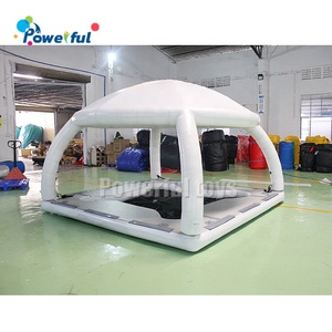 Công viên nước <span class=keywords><strong>Inflatable</strong></span> nước chơi Thiết bị nền tảng nước đảo hồ bơi trượt nổi Dock cho bè phao thuyền - Product Image 4